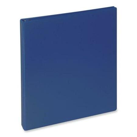 COOLCRAFTS Slant D-Ring View Binder - 3 Rings - 1 in. Capacity - Navy Blue CO3200806